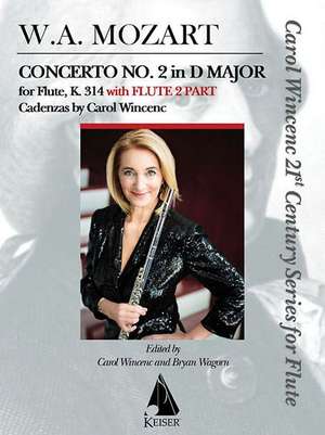 Concerto No. 2 in D Major for Flute, K. 314: With Flute 2 Part de Wolfgang Amadeus Mozart