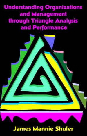 Understanding Organizations and Management Through Triangle Analysis and Performance de James Mannie Shuler