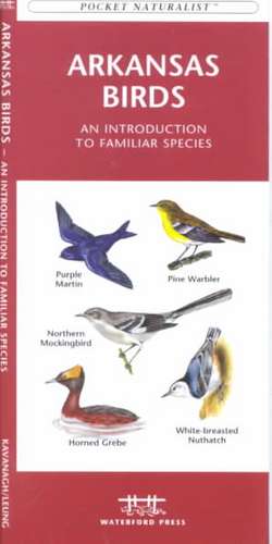 Arkansas Birds: A Folding Pocket Guide to Familiar Species de James Kavanagh