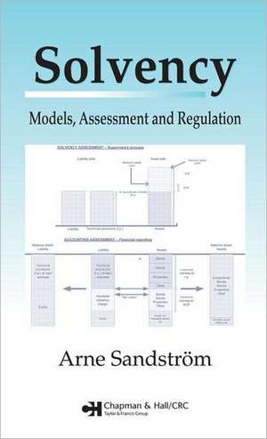 Solvency: Models, Assessment and Regulation de Arne Sandstrom