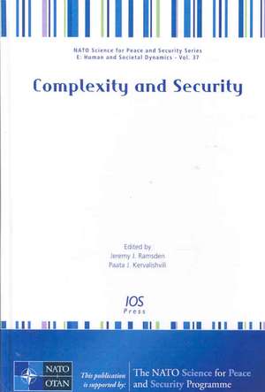 Complexity and Security de Jeremy J. Ramsden