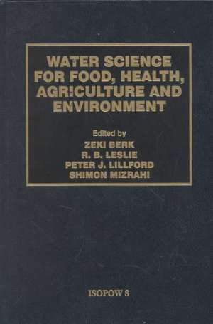 Water Science for Food Health de Zeki Berk