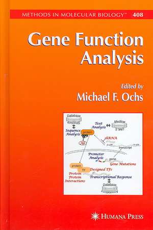 Gene Function Analysis de Michael F. Ochs