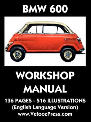 BMW 600 Limousine Factory Workshop Manual de Bmw