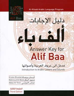 Answer Key for Alif Baa de Kristen Brustad