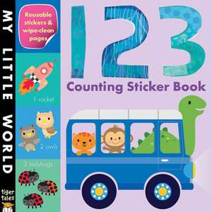 123 Counting Sticker Book de Jonathan Litton