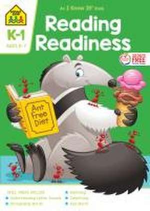 School Zone Reading Readiness Grades K-1 Workbook de School Zone