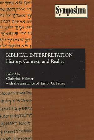 Biblical Interpretation de Christine Helmer