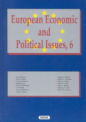 European Economic & Political Issues, Volume 6 de Frank Columbus