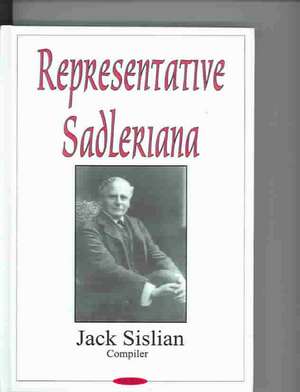 Representative Sadleriana de Jack Sislian