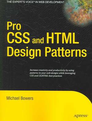 Pro CSS and HTML Design Patterns de Michael Bowers