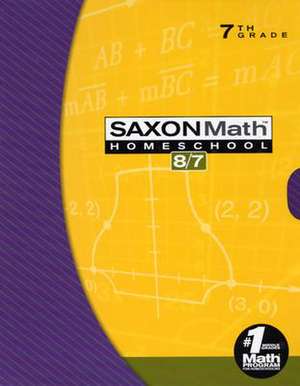 Saxon Math Homeschool 7th Grade de Saxon Publishers