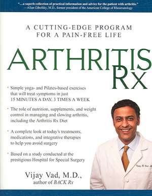 Arthritis Rx de Vijay Vad