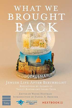 What We Brought Back: Reflections by Alumni of Taglit-Birthright Israel Trips de Daniel S. Brenner