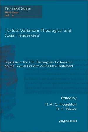 Textual Variation de H. Houghton