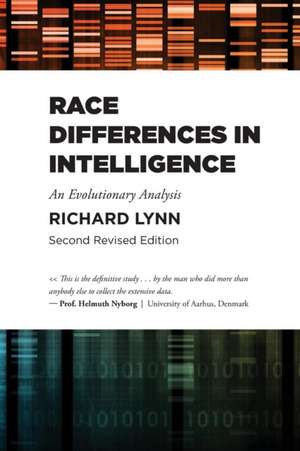 Race Differences in Intelligence de Richard Lynn