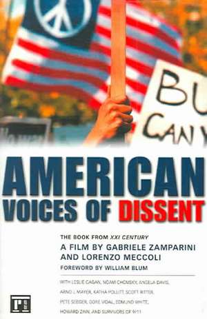 American Voices of Dissent: The Book from XXI Century, a Film by Gabrielle Zamparini and Lorenzo Meccoli de Garbriele Zamparini