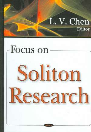 Focus on Soliton Research de L. V. Chen