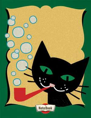 Hello Darling Notebook - Cat Blowing Bubbles de Laughing Elephant Publishing