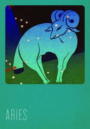 Aries Silk Screened Greeting Card de Paul Dubosclard