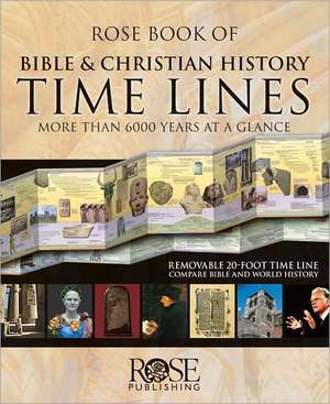 Rose Book of Bible & Christian History Time Lines: More Than 6000 Years at a Glance de Rose Publishing