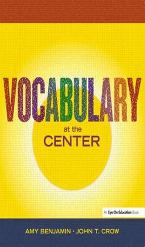 Vocabulary at the Center de Amy Benjamin