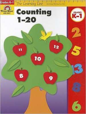 Counting 1-20, Grades K-1 de Evan-Moor Educational Publishers