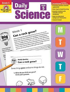 Daily Science Grade 5 Te de Evan-Moor Educational Publishers