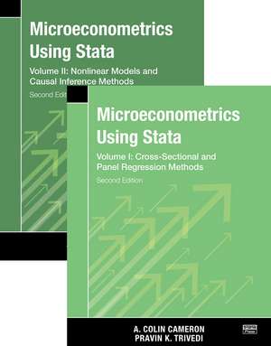 Microeconometrics Using Stata, Second Edition, Volumes I and II de A. Colin Cameron