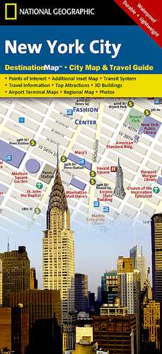 New York City: Destination City Maps de National Geographic Maps