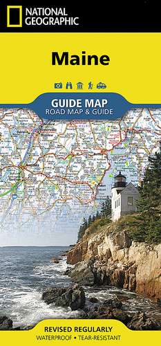 Maine: State Guide Maps de National Geographic Maps