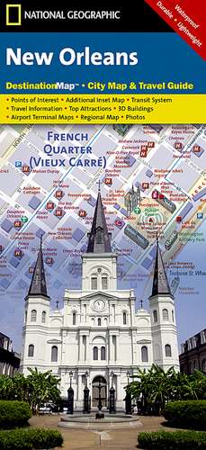 New Orleans: Destination City Maps de National Geographic Maps