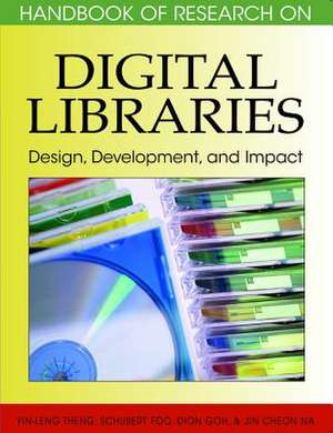 Handbook of Research on Digital Libraries de Schubert Foo