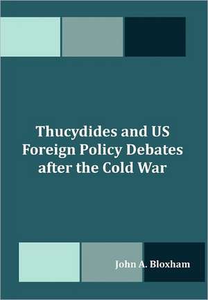 Thucydides and Us Foreign Policy Debates After the Cold War: The Use of Workplace Social Support by Middle Managers During Hurricane Katrina de John A. Bloxham