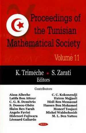 Proceedings of the Tunisian Mathematical Society de Khalifa Trimeche