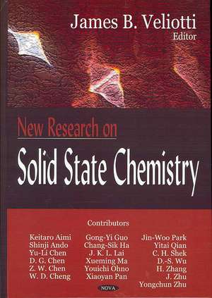 New Research on Solid State Chemistry de James B. Veliotti