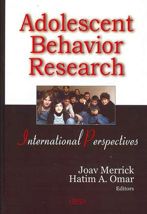 Adolescent Behavior Research de Professor Joav, MD, MMedSci, DMSc Merrick