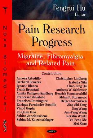 Pain Research Progress de Fengrui Hu