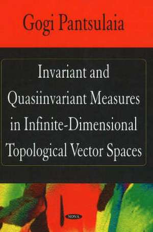 Invariant and Quasiinvariant Measures in Infinite-Dimensional Topological Vector Spaces de Gogi Pantsulaia