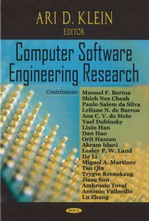 Computer Software Engineering Research de Ari D. Klein