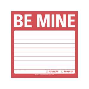 Be Mine Sticky Note