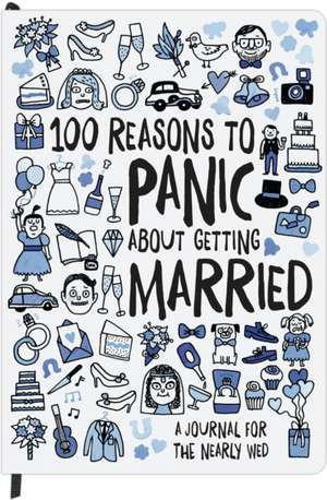 Knock Knock 100 Reasons to Panic About Getting Married Journal de Gemma Correll