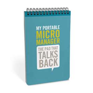 Portable Micromanager Personality Pad de Knock Knock