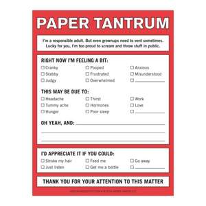 Knock Knock Paper Tantrum Nifty Notes