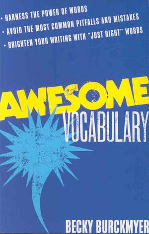 Awesome Vocabulary de Becky Burckmyer