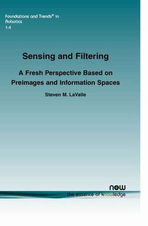 Sensing and Filtering: A Fresh Perspective Based on Preimages and Information Spaces de Steven M. LaValle