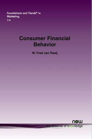 Consumer Financial Behavior de W. Fred Van Raaij