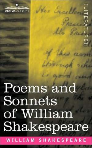 Poems and Sonnets of William Shakespeare de William Shakespeare