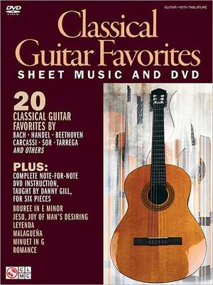 Classical Guitar Favorites Sheet Music Book/Online Video de Danny Gill