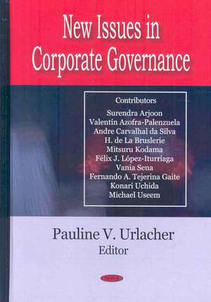 New Issues in Corporate Governance de Pauline V. Urlacher